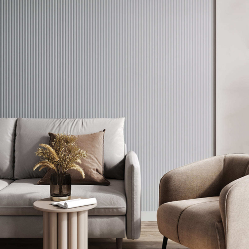 Панель вспененный полистирол 3D RAIL EAST Бриз Белая 120х2700 мм