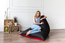 Кресло Пирамида Черно-Красная (Классический)