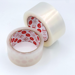 Клейкая лента БЕСШУМНАЯ упаковочная ультрапрозрачная - 50мм/100м