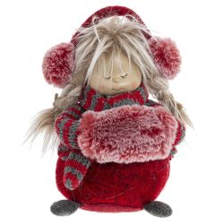 GAEM Игрушка набивная "Девочка", L12 W14 H23 см, 2в.