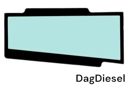 Стекло угловое правое JCB 335/G1452