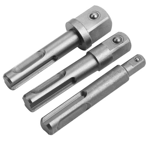 TOLSEN (TT77865) Набор переходников SDS+&gt;1/4", 3/8", 1/2", 3 предмета