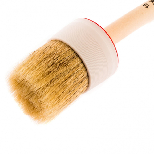 82088 Кисть круглая №18 (60 мм), натуральная щетина, деревянная ручка MTX