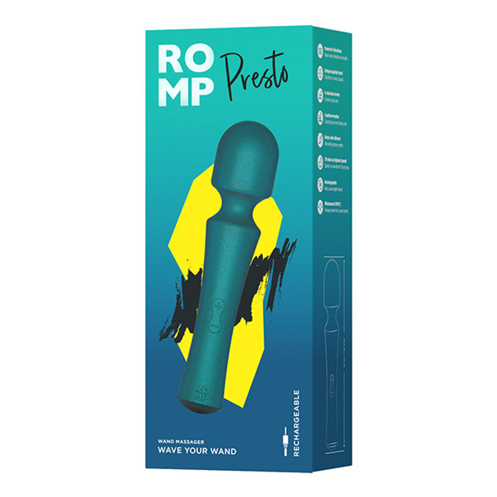 Синий вибратор-вонд 20см Romp Presto RPPR1SG9