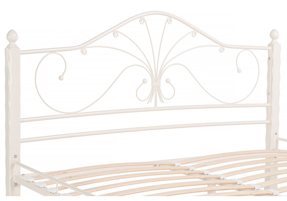 Двуспальная кровать Мэри 1 160х200 белая