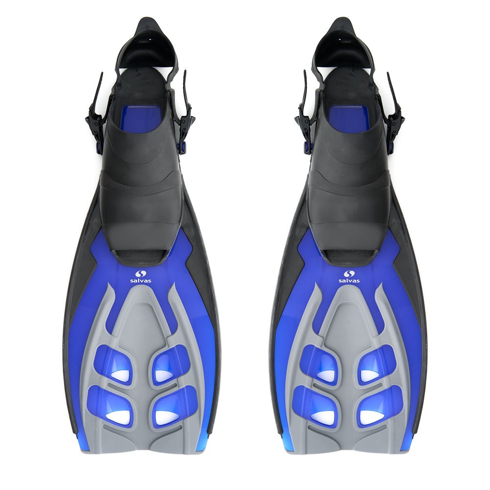 Ласты для плавания SALVAS Tonic Dive, BA190LXBBSTS, размер L/XL, синие