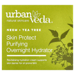 Urban Veda, очищающий и защитный ночной крем, ним + чайное дерево, 50 мл (1,7 жидк. унции)