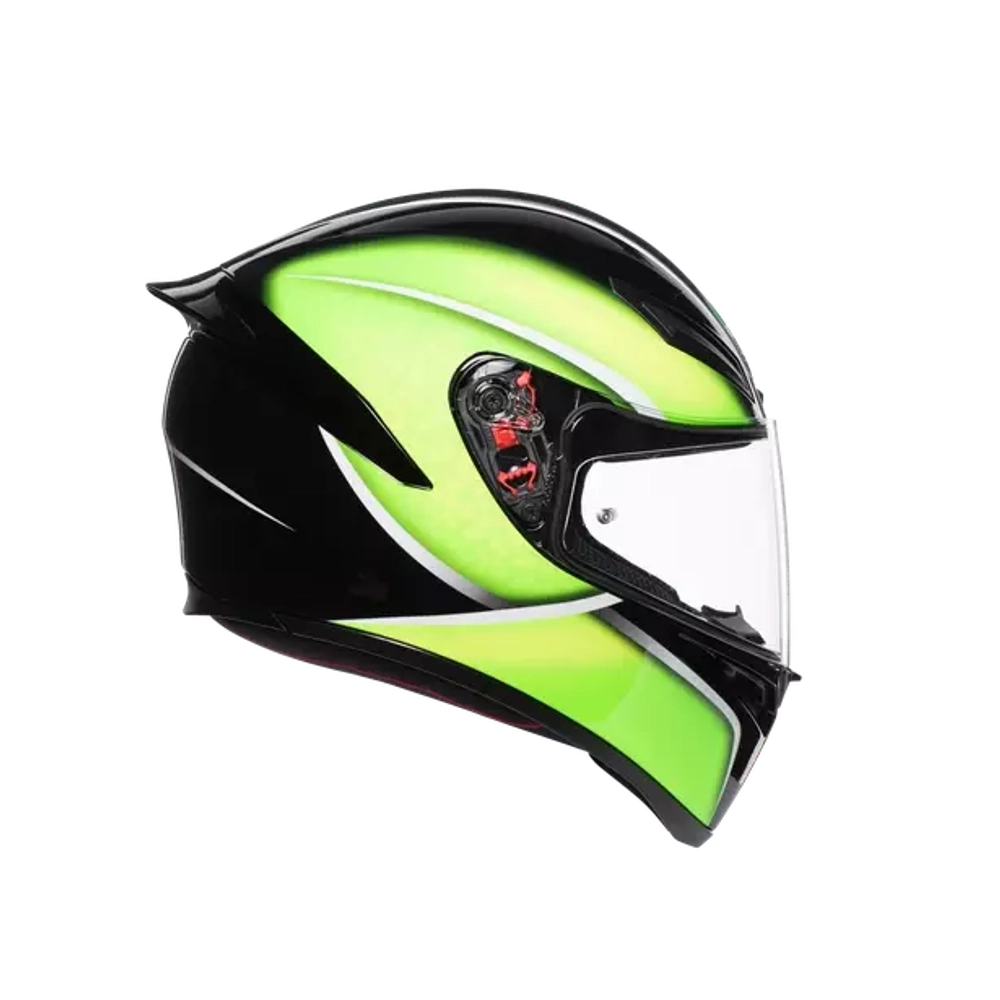 AGV K-1 QUALIFY Multi PLK Black/lime