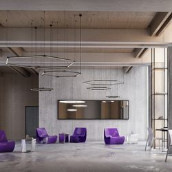 Модульный светильник Maytoni Larc C148CL-L500-7W3K-B