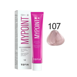 Перманентная крем-краска для волос Tefia Mypoint, цвет 107 специальный блондин фиолетовый