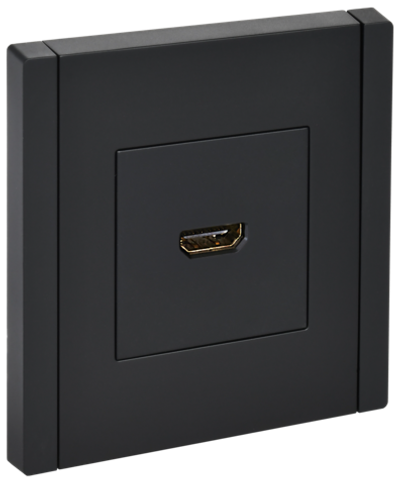 FORTE&PIANO Розетка HDMI FP140 черный IEK