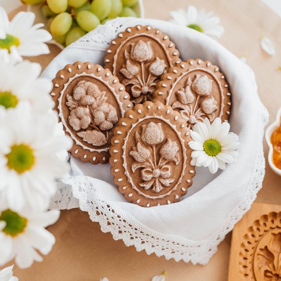 Пряничная форма Букет тюльпанов