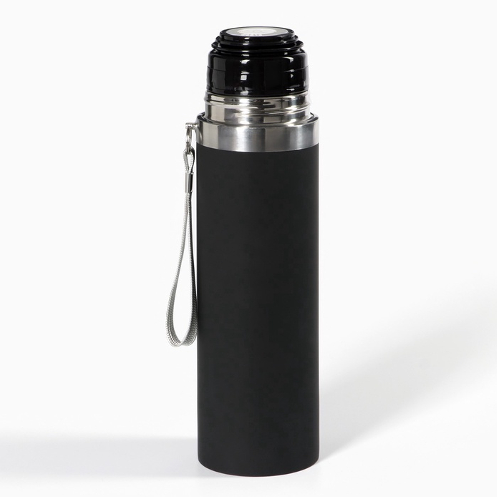 Термос «Настоящий мужчина», 500 мл, с кружкой, 6.5×24 см