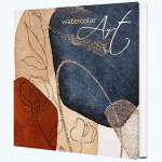 Скетчбук для акварели Fine Line 190х190 32 л. книжный переплет, сшивка