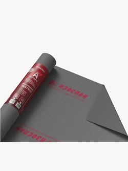 Изоспан А цоколь 35 м.кв. ветрозащитная мембрана для цоколя, пленка паропроницаемая, ветрозащита