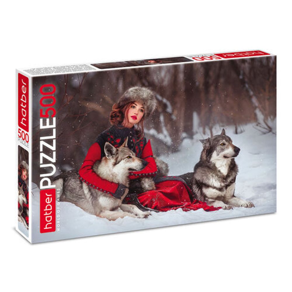 Пазл картонный 500 элементов АССОРТИ, 14 дизайнов, 330х480 мм, HATBER