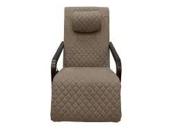 Кресло-реклайнер электрический с массажем FUJIMO SOHO NEXT F2007 TCX Шоколад, Бежевый, Серый