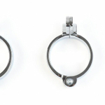 Серебристый мужской пояс верности «Клетка целомудрия № 2» (Цвет: серебристый)