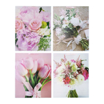 Подарочный пакет Basir, серия "Цветы", рисунок - цветы, 43,5*55*15 см, ассорти