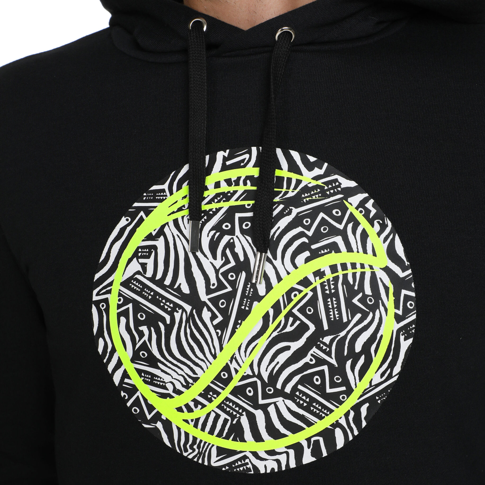 Мужская кофта теннисная Tennis-Point Camo Dazzle Hoody Men - Black, Multicoloured