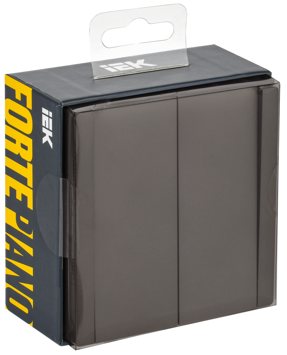 FORTE&PIANO Выключатель 2-клавишный перекрестный 10А FP309 серый IEK