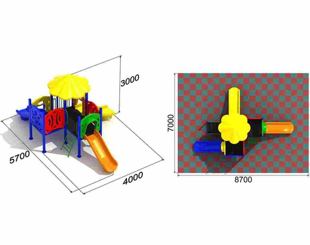 Детская площадка «Летящий Цветок»