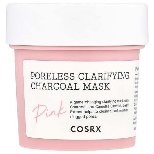 CosRx, Очищающая маска с древесным углем без пор, розовая, 110 г (3,88 унции)