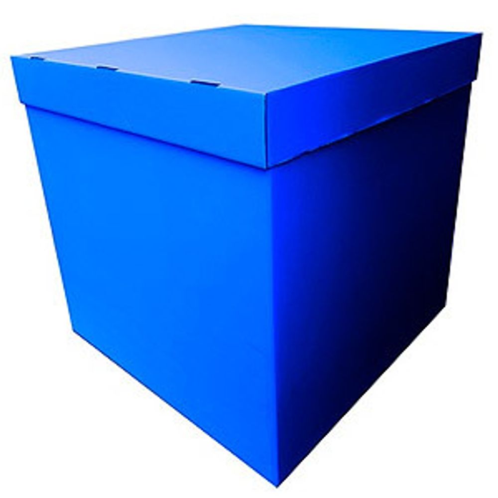 Коробка для шаров (синий). 70см.*70см.*70см.