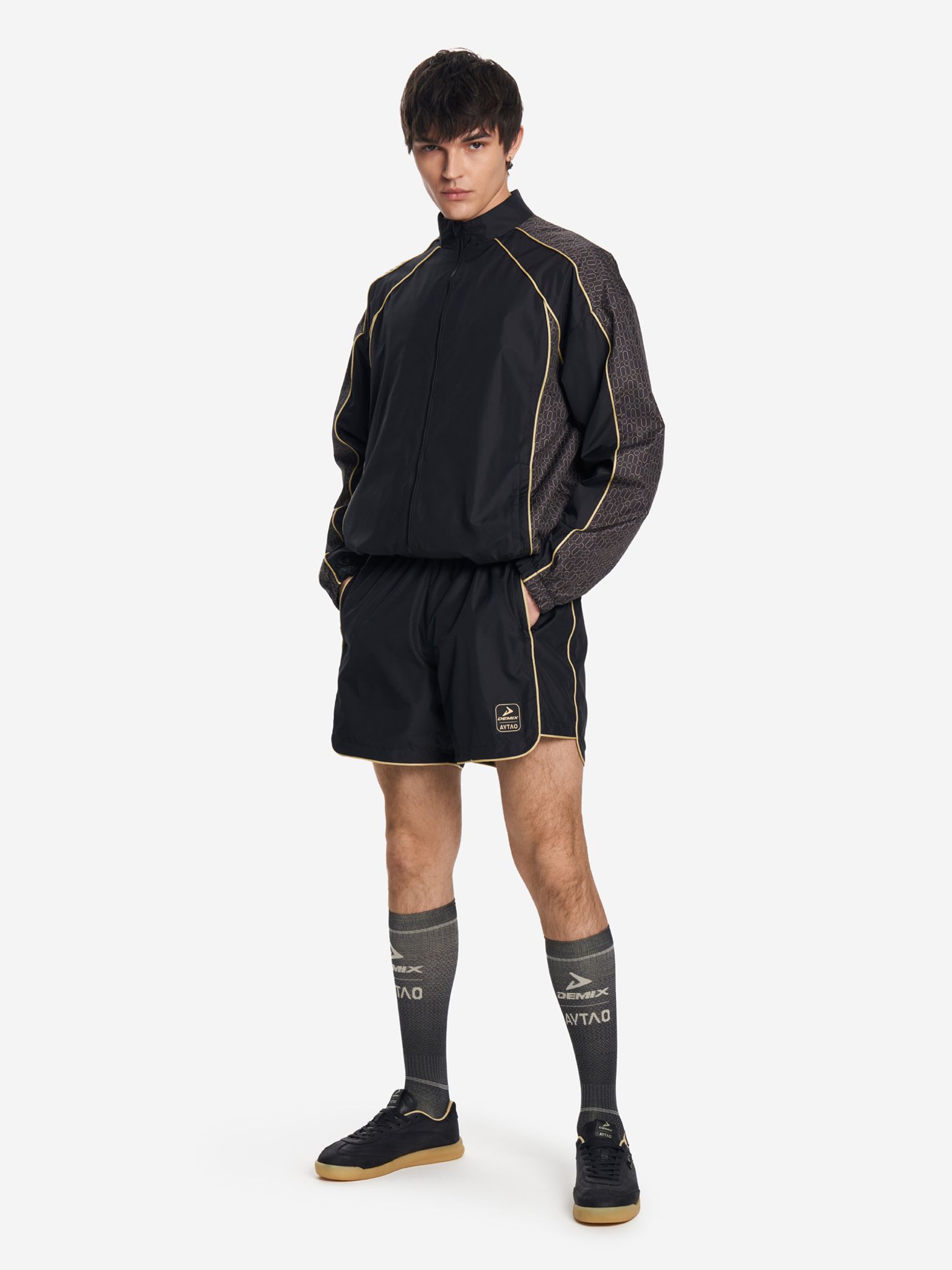 AYTLO X DEMIX BLACK MENS SHORTS | Аутло