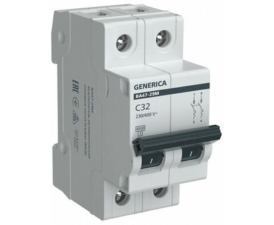 MVA21-2-032-C-G Автоматический выключатель ВА47-29М 2P 32А 4,5кА