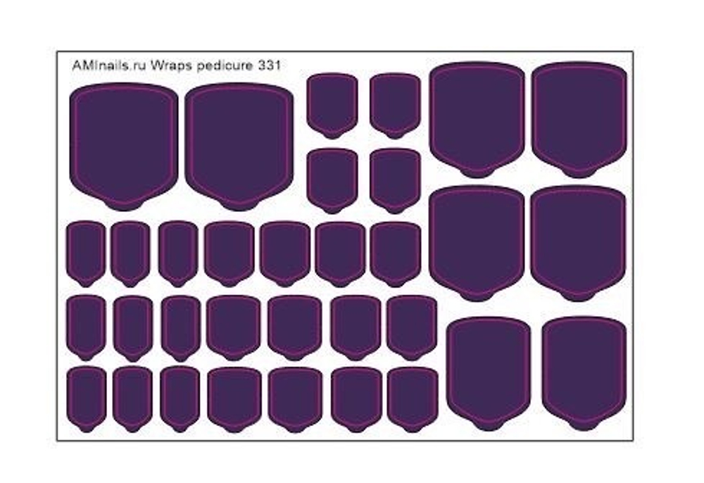 Пленка для педикюра Aminails Wraps 331