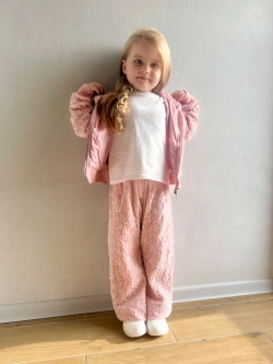 Костюм спортивный велюровый с пайетками