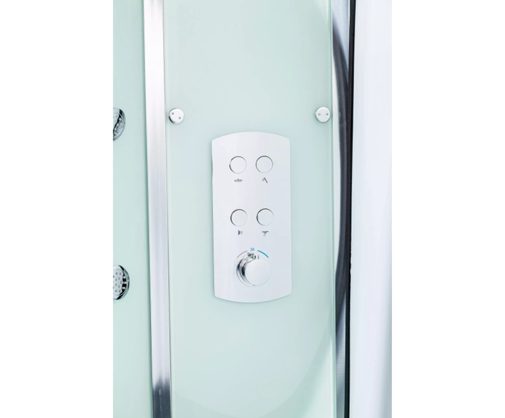 Душевая кабина WeltWasser (ВельтВассер) Maine 90/90 R, с низким поддоном, с электрикой и ГМ, 90x90x220