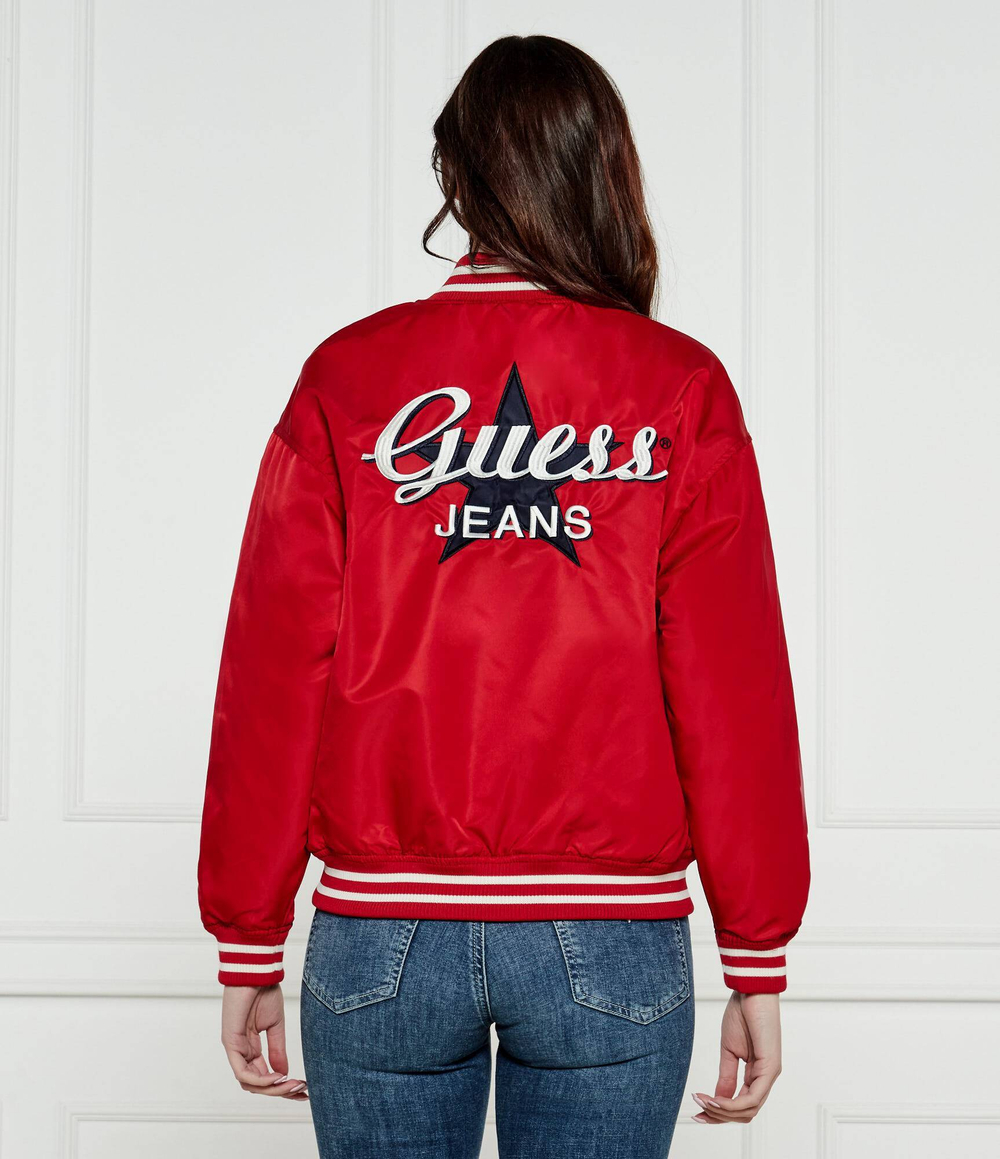 Куртка бомбер VARSITY Guess Jeans - красный(W5RL43 WHAA2)