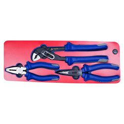 МАСТАК (5-3003) Набор шарнирно-губцевого инструмента, ложемент, 3 предмета