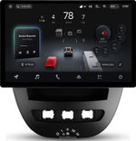 Магнитола для Citroen C1, Peugeot 107, Toyota Aygo - Teyes CC4-PRO монитор 13" 2K QLED на Android 13, Snapdragon 778G, 8+128, AI, CarPlay, DSP, 4G SIM-слот