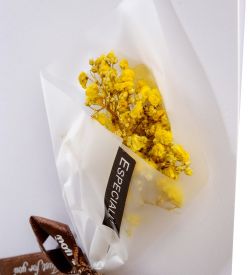 DF-98 Открытка с букетом из сухоцветов «От всего сердца» - Вариант A