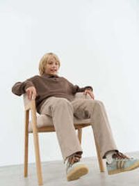 Брюки вельветовые "Беж" 7+