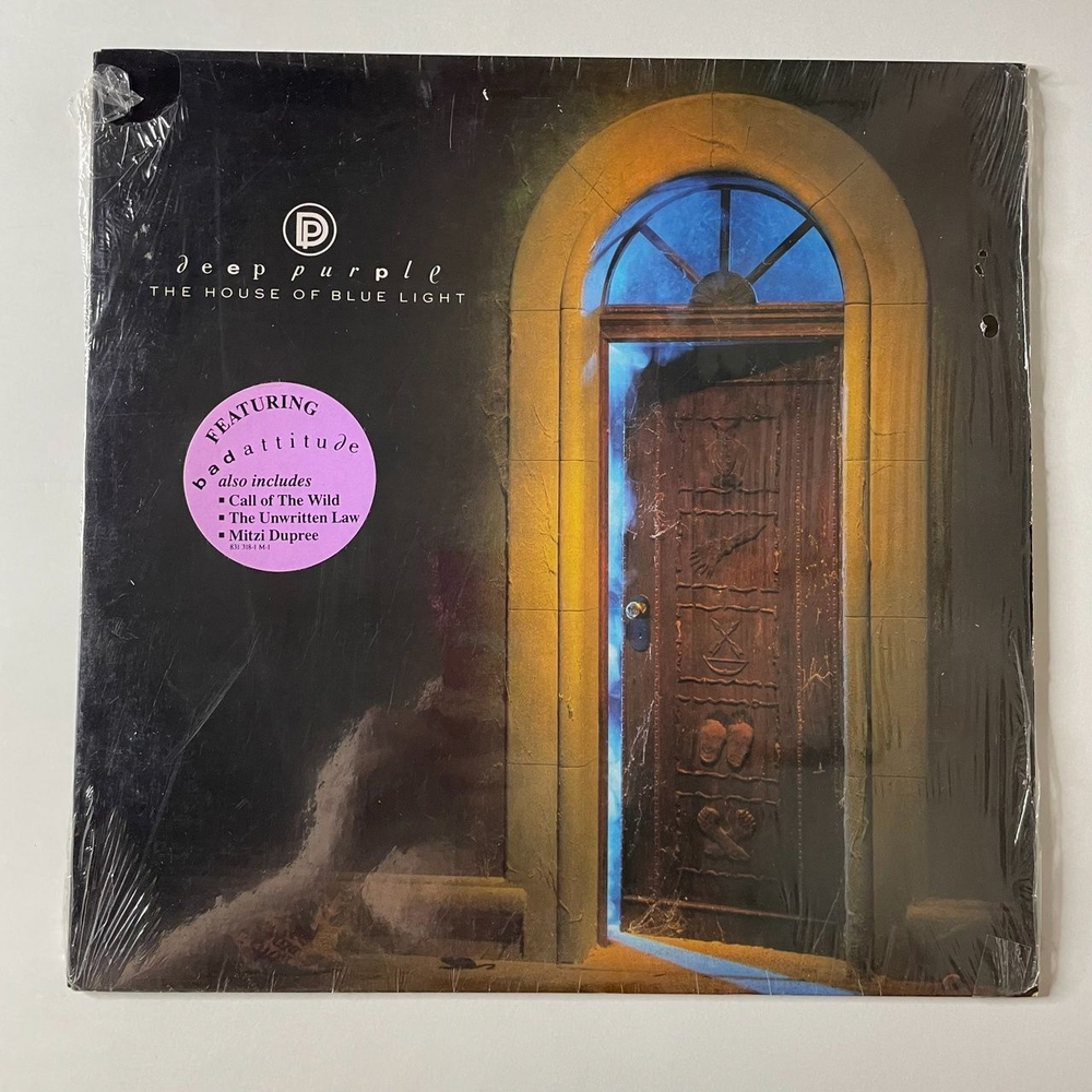 Винтажная виниловая пластинка LP Deep Purple The House Of Blue Light (USA 1987) Bad Attitude