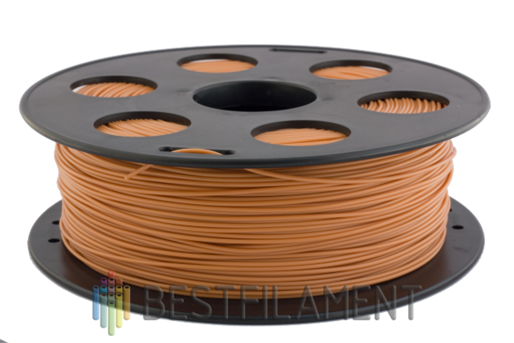 Коричневый PLA пластик Bestfilament для 3D-принтеров 1 кг (1,75 мм)