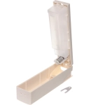 Дозатор для жидкого мыла настенный 400 мл белый ZA607W