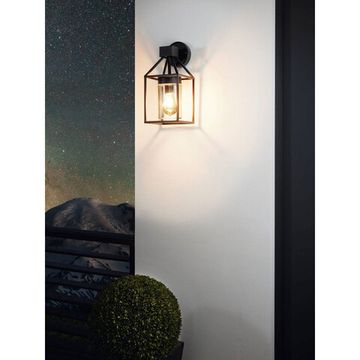 Уличный настенный светильник 1*Е27 97296 черный TRECATE Eglo