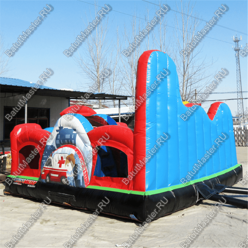 Надувной батут "Пожарные"