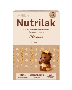 Каша безмолочная Nutrilak Premium Procereals овсяная 200г с 5 месяцев