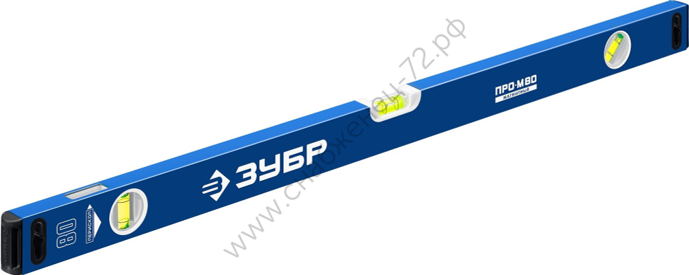 ЗУБР ПРО-М, 800 мм, усиленный магнитный уровень, Профессионал (34589-080)