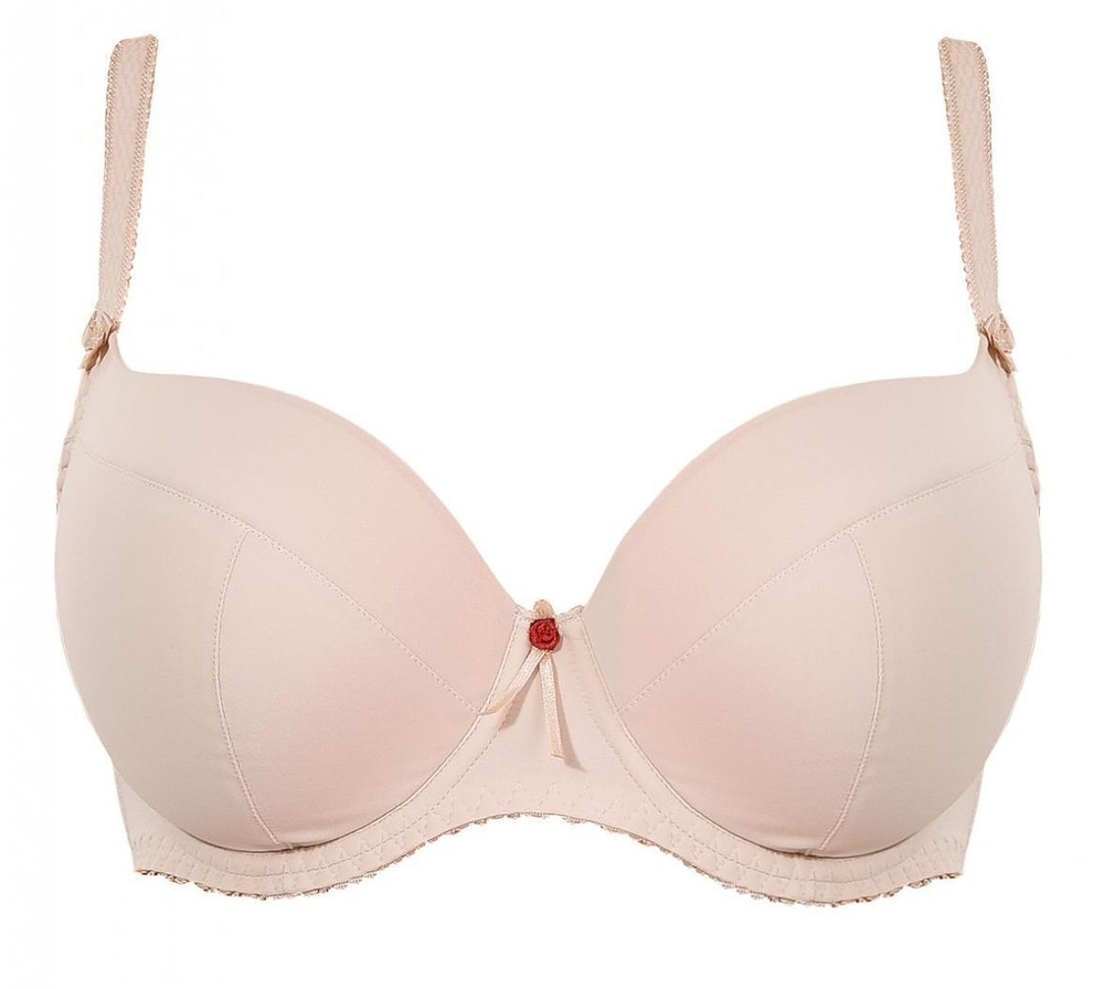 Элегантный бюстгальтер с уплотненными чашками из нежной микрофибры (Размер: 95B) (Цвет: черный)