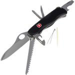 Нож Victorinox Trailmaster One Hand, 111 мм, 12 функций, с фиксатором лезвия, черный