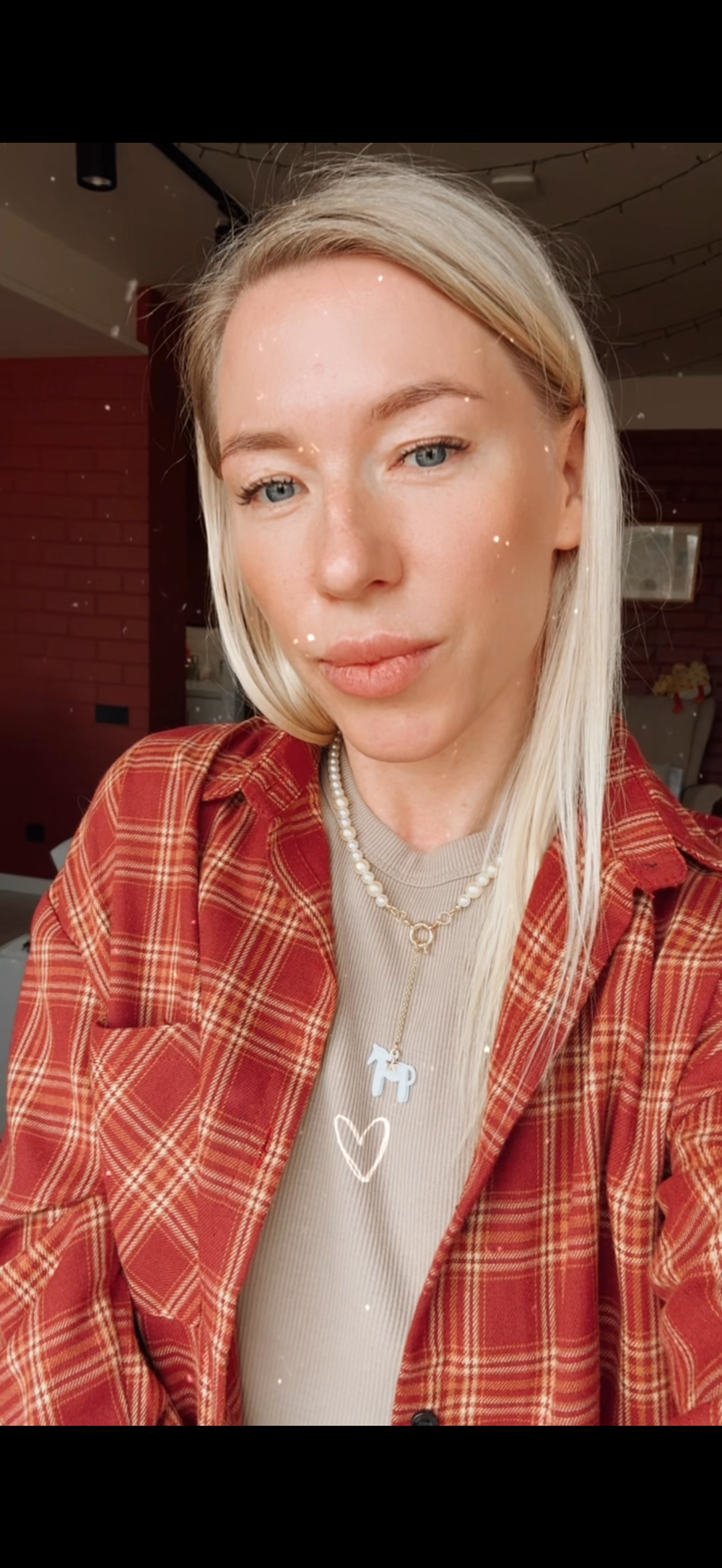 Колье из жемчуга "майорка" с подвеской лошадка