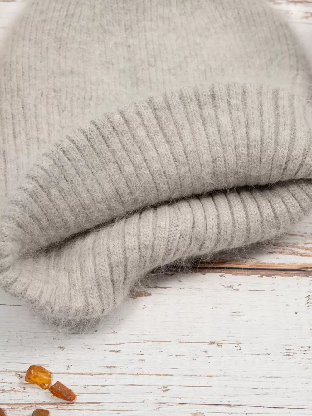 шапка ангора зимняя пушистая вязаная модная