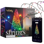 Гирлянда LED Twinkly Strings (Multicolor edition) - 750 шт. (60 м) RGB + BT + Wi-Fi (TWS750STP-BEU) Generation II (чёрный провод)